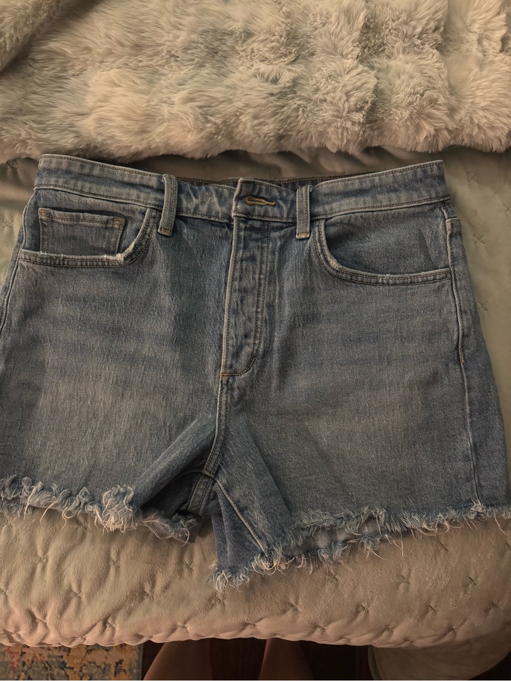 Joe’s the Jessie Light Wash Denim Cutoff Shorts